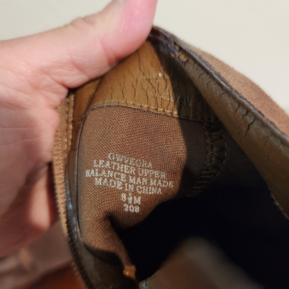 Guess Geora Brown Leather Suede Ankle Booties - Picture 10 of 12